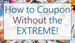 How to Coupon Without the Extreme Post